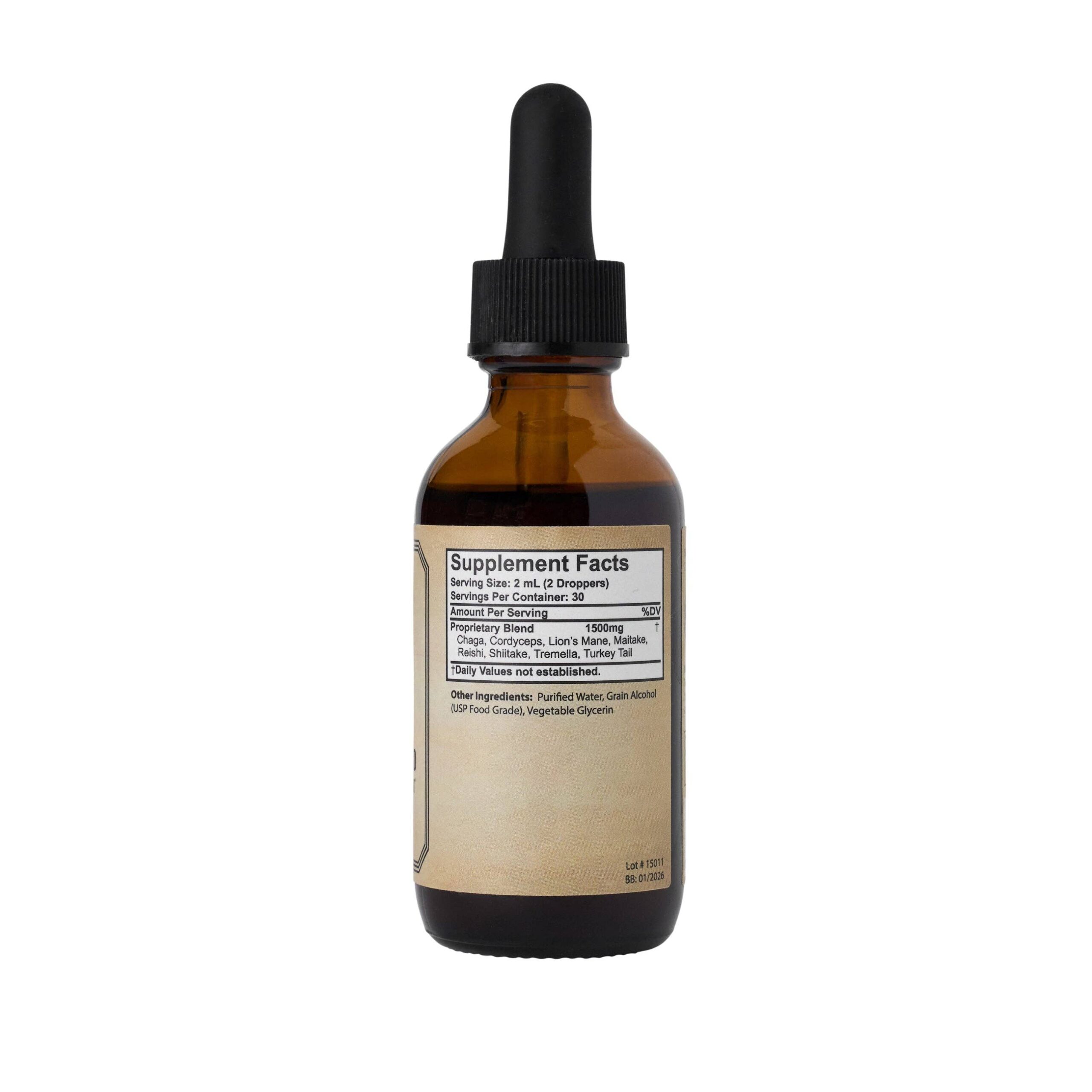8 Mushroom liquid tincture with Lions Mane and Reishi – view 5